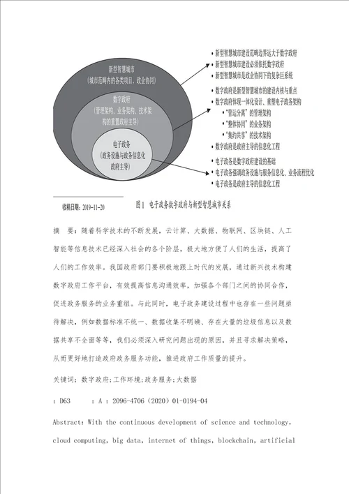 数字政府背景下政务服务数据共享研究