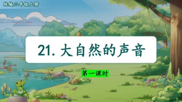 21.《大自然的声音》 课件（2课时）