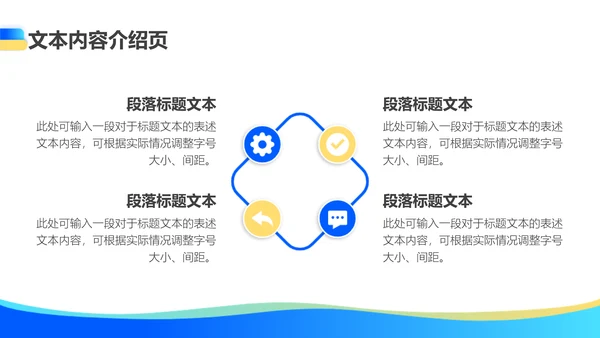 蓝色渐变风企业年终总结报告PPT