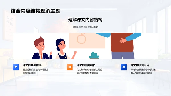 课文解读技巧PPT模板