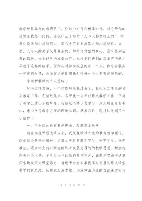 小学新教师的个人总结范文十篇.docx