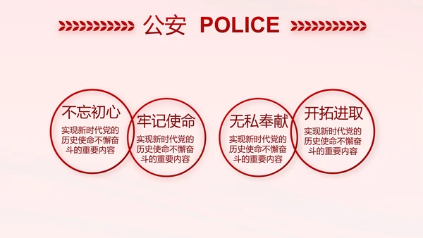 红色大气监狱警察工作计划动态PPT模板