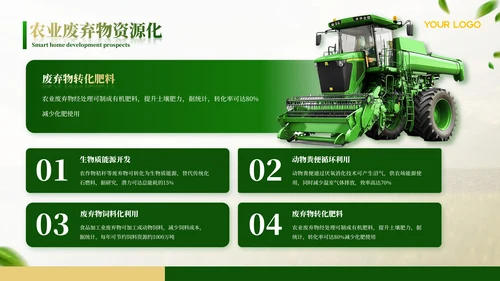 绿色农业工作汇报ppt模板