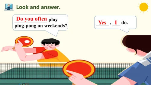 Unit 2 My week Part B Let's try & Let's talk课件（共19