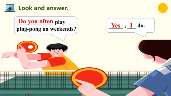 Unit 2 My week Part B Let's try & Let's talk课件（共19