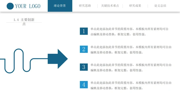 博士毕业论文答辩PPT模板