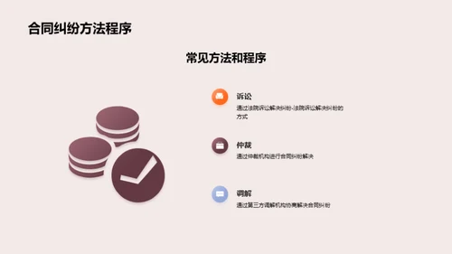 法律行业：合同纠纷解决方法