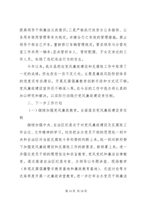 反腐倡廉自查报告范文4篇.docx