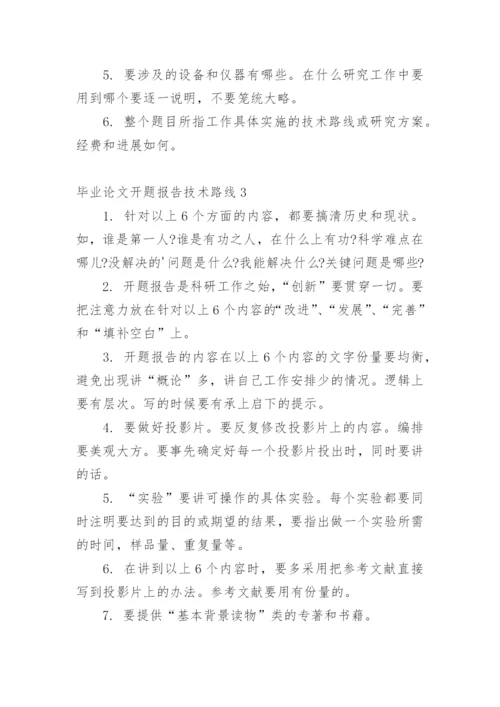毕业论文开题报告技术路线精编.docx