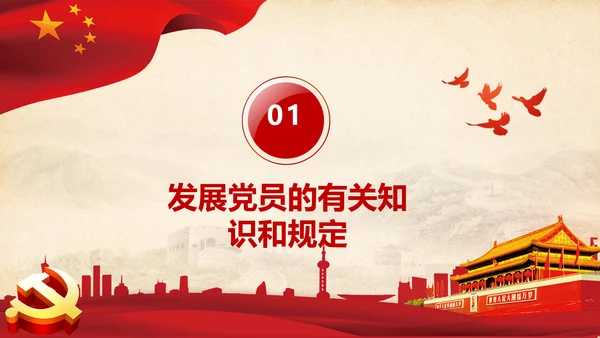 党委党支部微党课做合格党员应知应会PPT