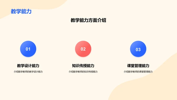 黄色插画教学教师竞聘述职PPT模板