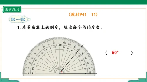 新人教版4年级上册 3.2 角的度量课件（28张PPT）