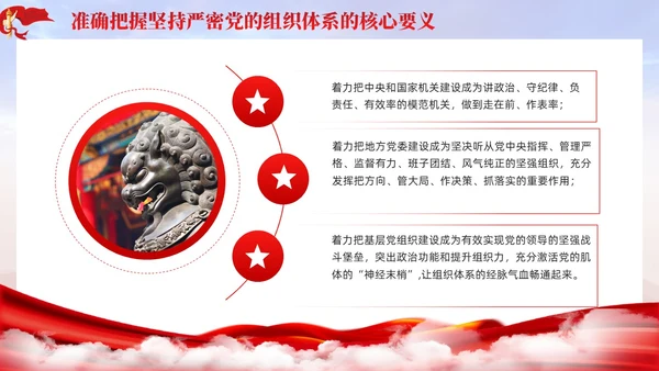 主题教育党课ppt十三个坚持严密党的组织体系党建