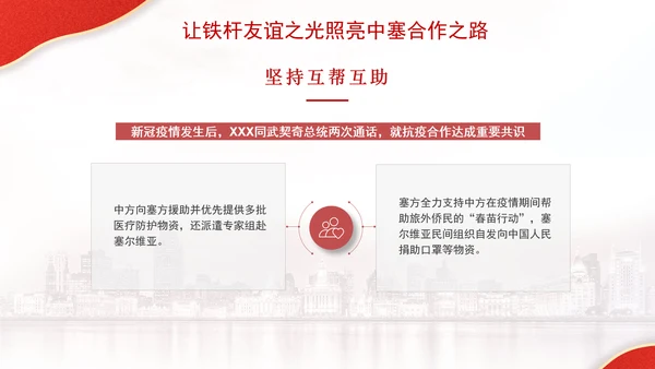 让铁杆友谊之光照亮中塞合作之路政治学习日主题PPT课件