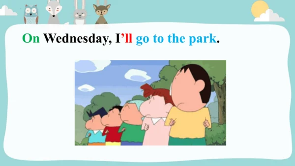 Module5Unit2 On Monday,I'll go swimming.课件(共35张PPT