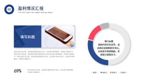 简约的财务数据分析通用PPT报告