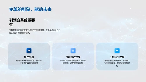 数字化提升会计效能PPT模板