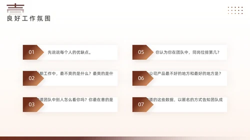棕色简约风团队管理经验分享PPT模板