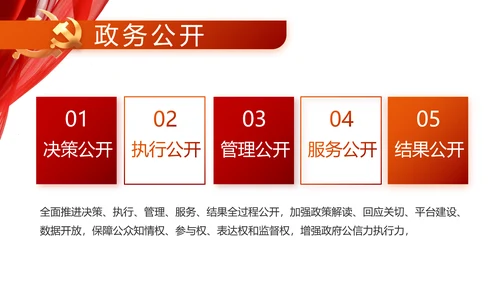红色党支部工作总结动态PPT党课