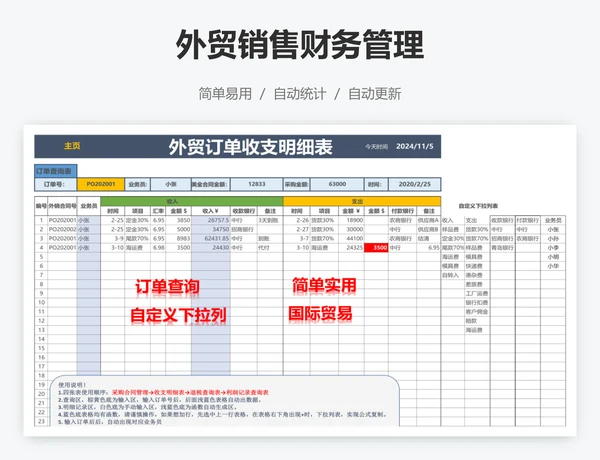 外贸销售财务管理