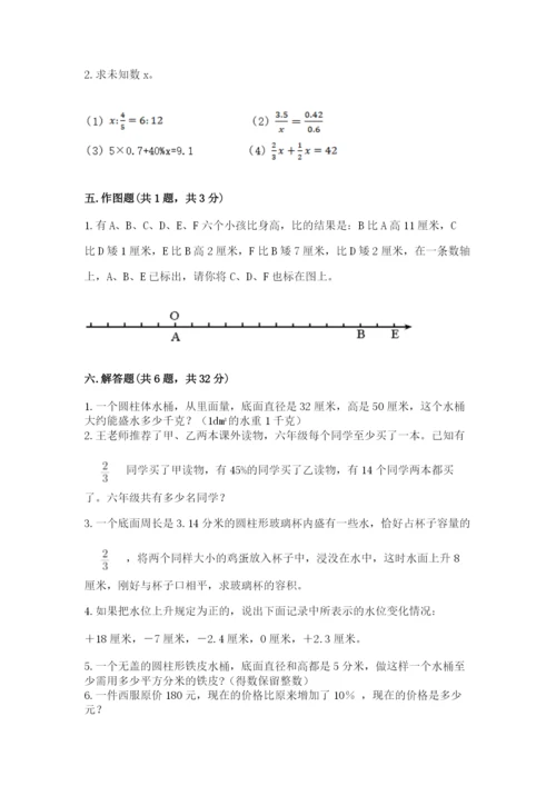 小升初数学期末测试卷（精练）.docx