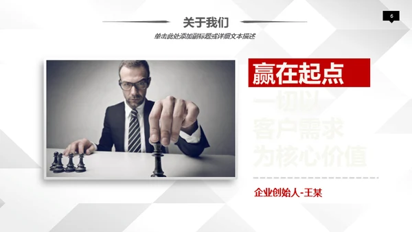 商务风公司通用微立体ppt模板