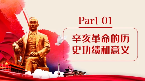 纪念辛亥革命110周年重要讲话精神解读PPT