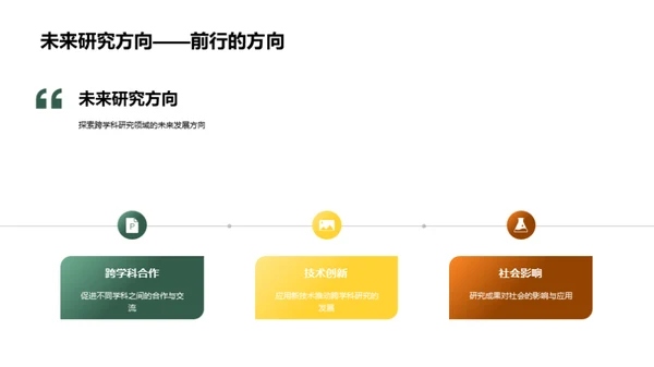 探索跨学科研究之路