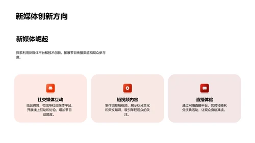 秋分节目创新策略PPT模板