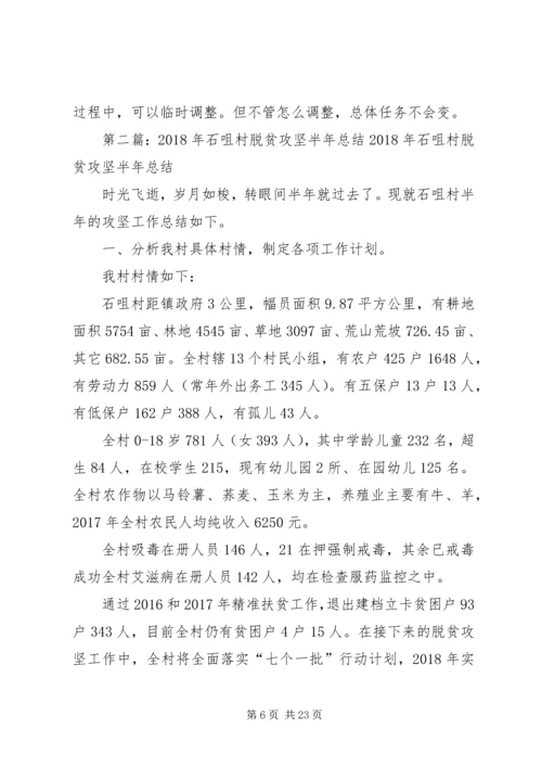 石咀村XX年年度脱贫攻坚工作计划.docx