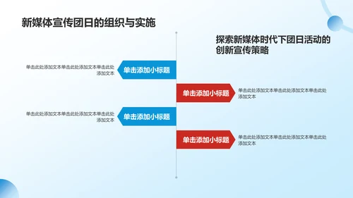 蓝色党政风共青团团日活动PPT模板
