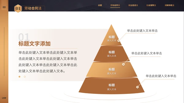 大学法律专业律师事务所法院法学通用PPT模板