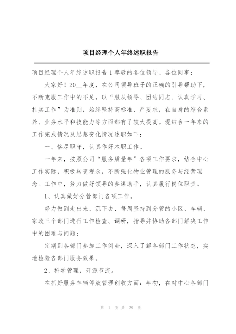 项目经理个人年终述职报告.docx