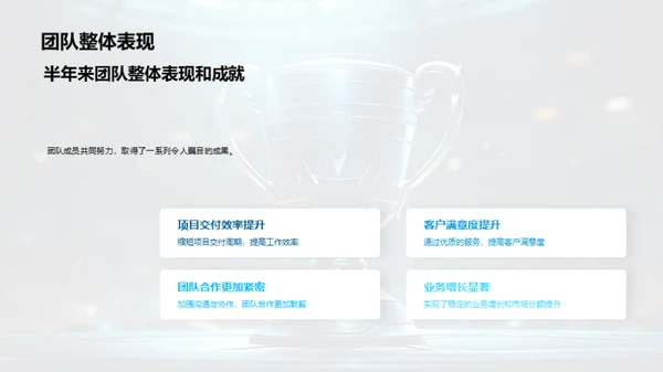 团队荣耀：半年回顾与展望
