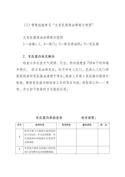 变压器电抗器检修专题方案.docx