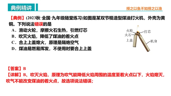 第七单元 燃料及其利用 复习课件(共43张PPT)-2023-2024学年九年级化学上册同步精品课堂