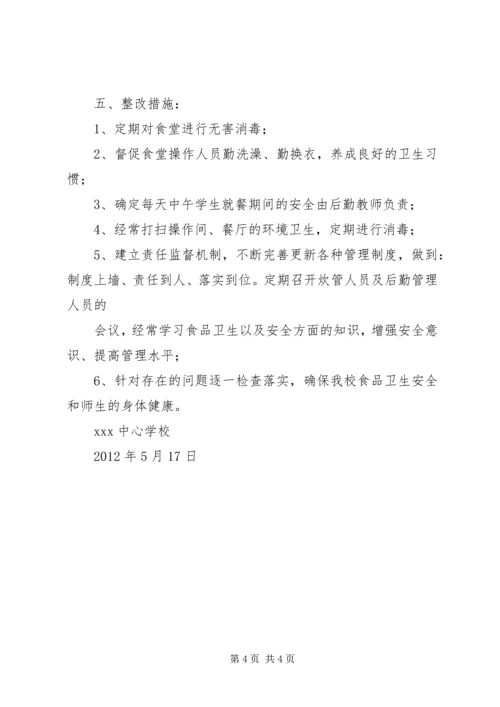 学校安全卫生工作自查报告 (4).docx