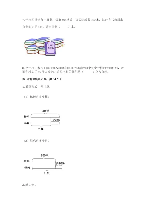 共和县六年级下册数学期末测试卷（巩固）.docx