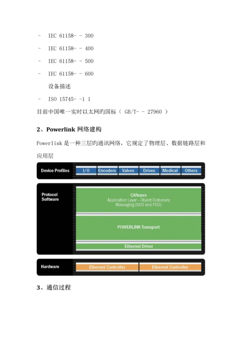 Powerlink优质课程设计基础报告现场总线重点技术及应用.docx