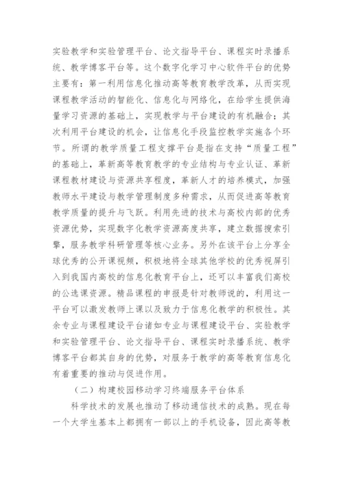 信息化教育教学论文精编.docx