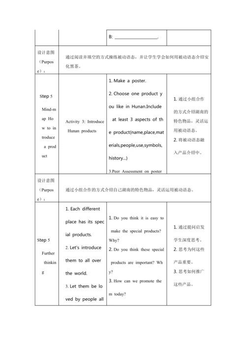 Unit 5 What are the shirts made of？语法课教案【人教（2024秋）