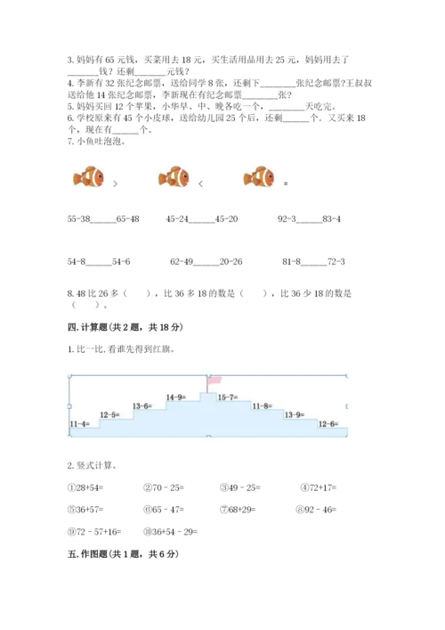 小学数学二年级上册期中测试卷及参考答案一套.docx