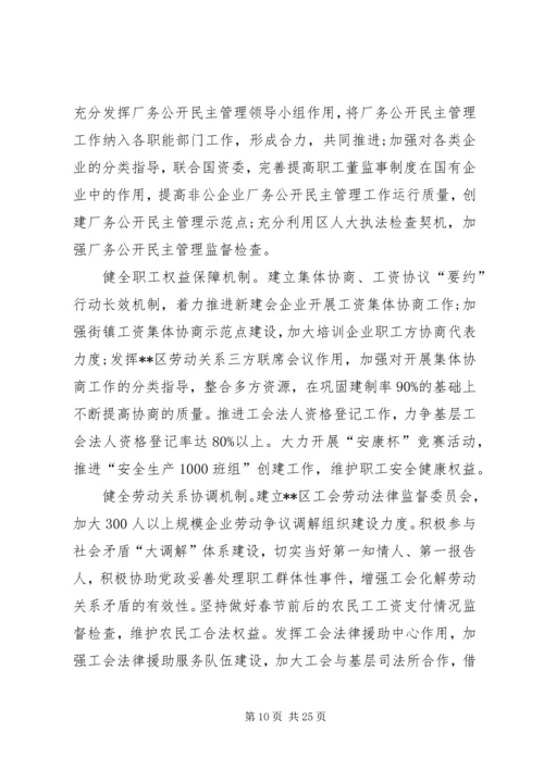 五一劳模工作总结汇总四篇.docx