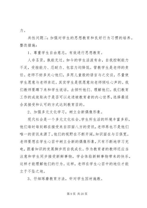 民主评议党员互相批评个人整改措施5篇.docx