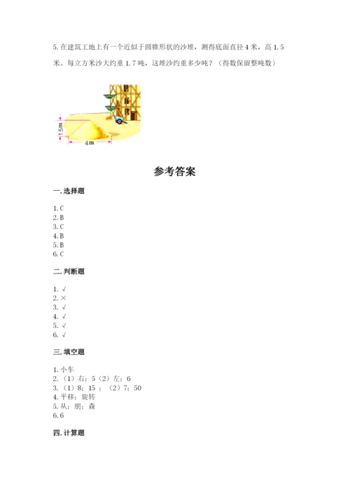 北师大版数学六年级下册期末测试卷（典优）.docx