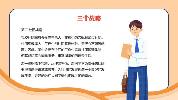 大学生学生会竞选主席通用PPT模板
