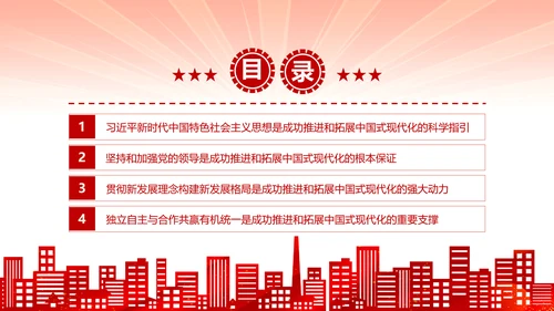 中国式现代化党员干部教学专题党课PPT模板
