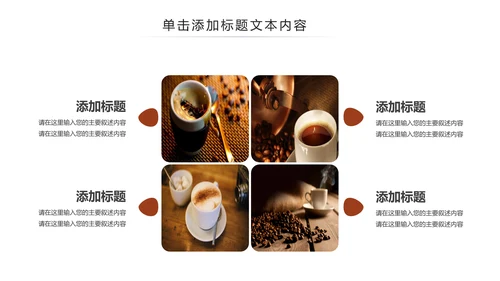 西餐厅咖啡产品介绍下午茶咖啡厅PPT模板