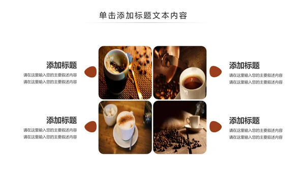 西餐厅咖啡产品介绍下午茶咖啡厅PPT模板