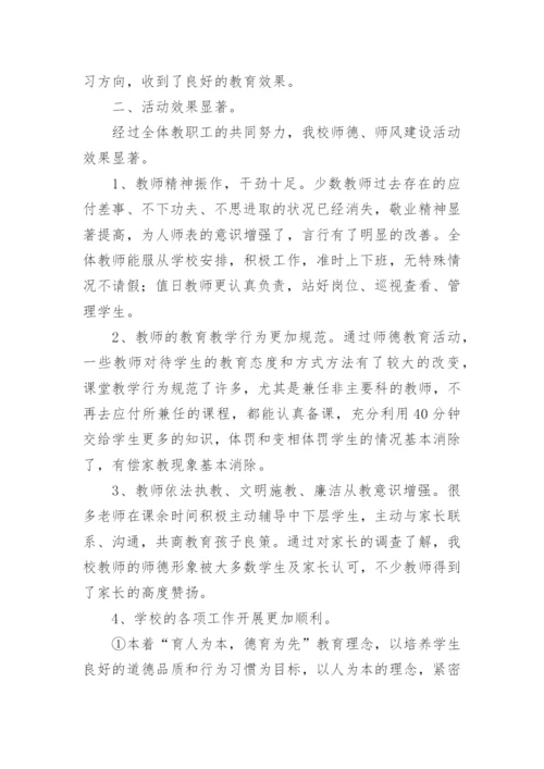 学校师德考核工作总结.docx